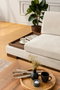 Atelier Del Sofa Tulip Corner Right con Puf - Beige